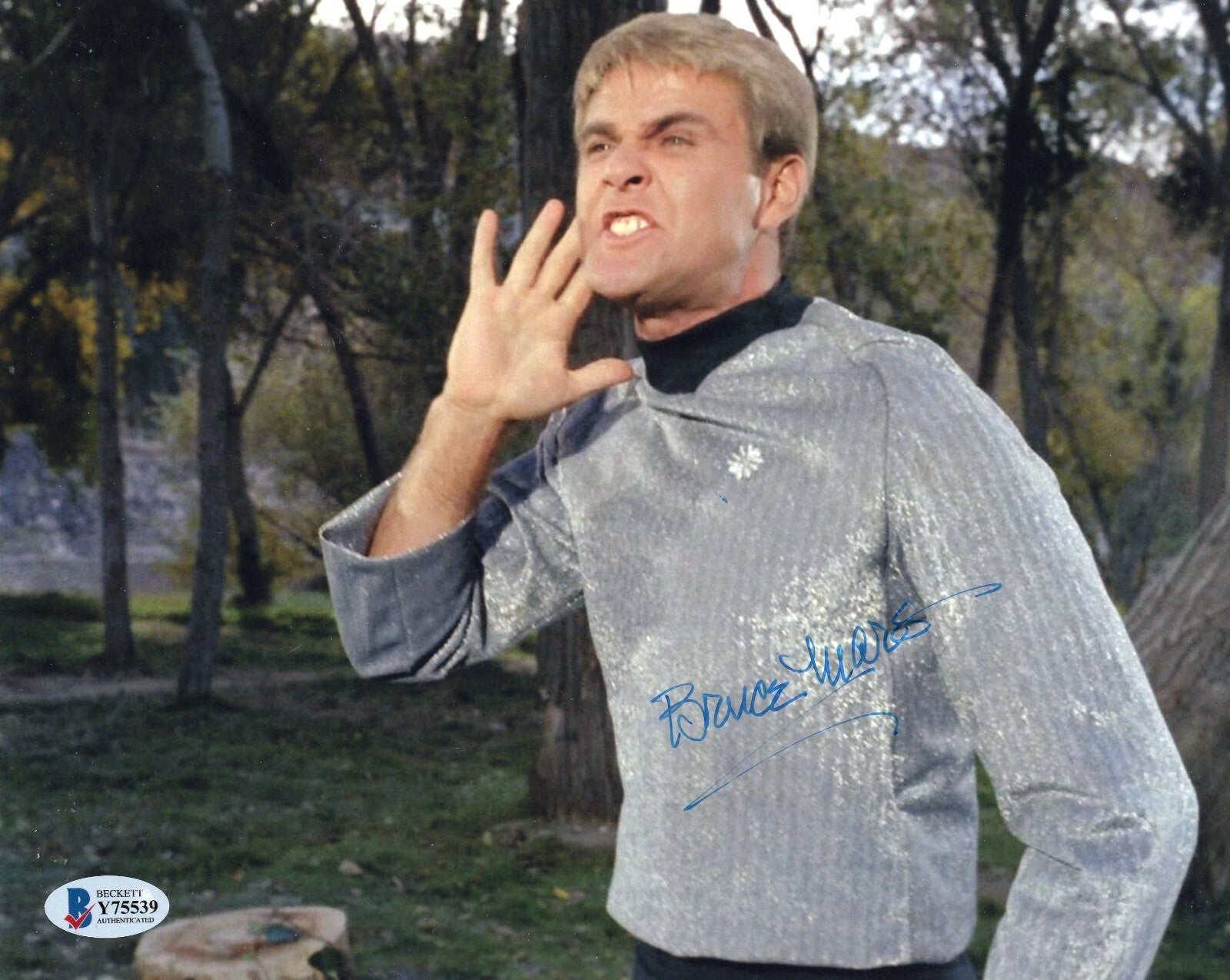 Bruce Mars Signed Star Trek Finnegan 8x10 Photo w/Beckett COA Y75539