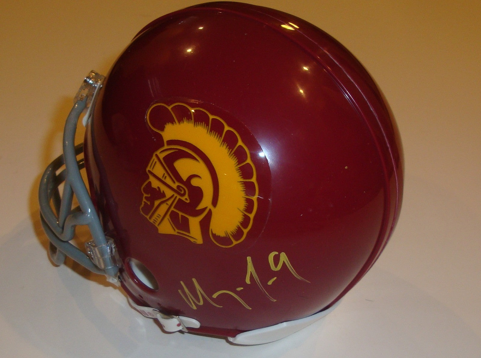 Marqise Lee Signed USC Trojans Mini Helmet w/COA 2012 Heisman Fight On! #1