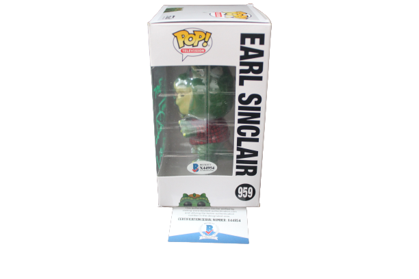 Stuart Pankin Dinosaurs Earl Sinclair Signed #959 Funko Pop w/Beckett COA X44954