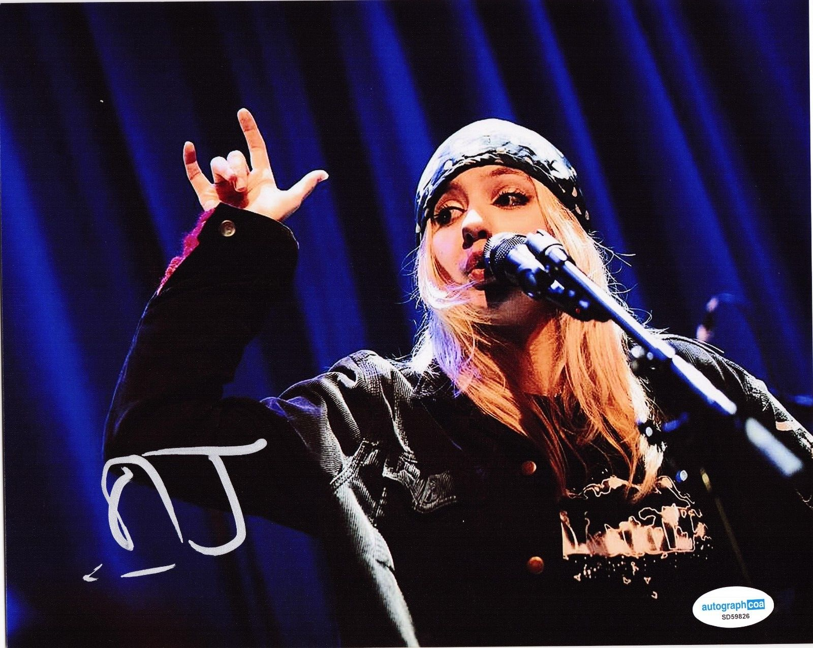 Dora Jar Ragdoll American Music No Way to Relax Signed 8x10 Photo w/ACOA SD59826