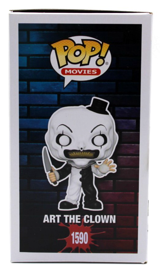 Damien Leone Signed Art The Clown Terrifier Funko Pop 1590 w/Beckett COA BT56266