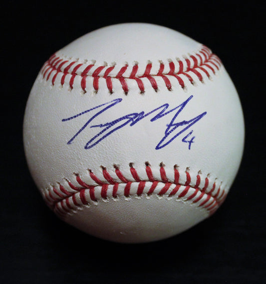 Troy Montgomery Signed Official Major League Baseball w/COA Los Angeles Angels