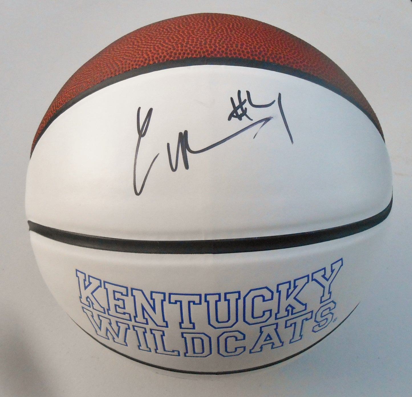 Charles Matthews Signed Kentucky Wildcats Logo Basketball w/JSA COA SD08606 C