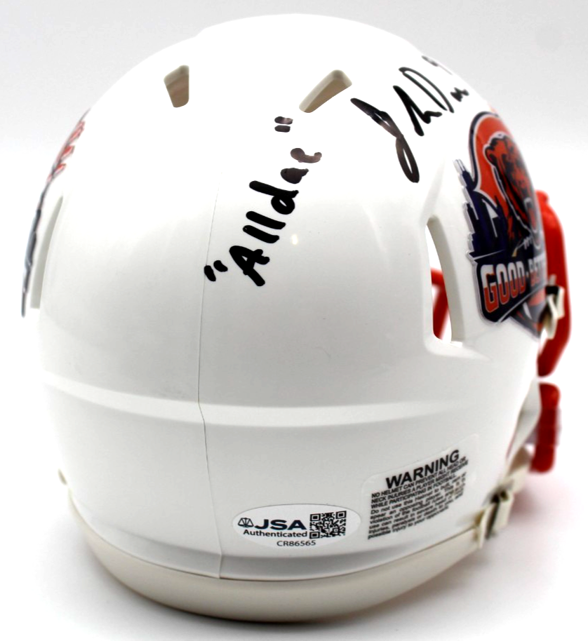 Jahdae Walker Signed Chicago Bears Custom Mini Helmet w/JSA COA CR86565