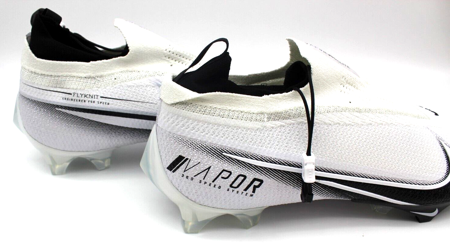 NIKE Vapor Edge ELITE 360 Football Cleats Size 14 White Black CV6282-108 New