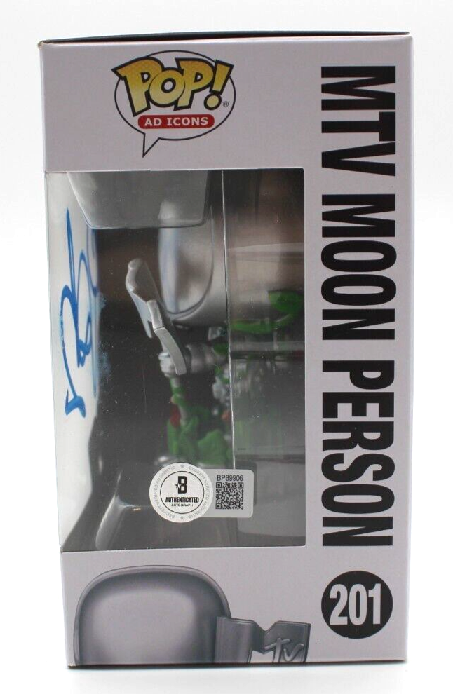 Vanilla Ice MTV Moon Person 201 Signed Funko Pop Ad Icons w/Beckett COA BP89906