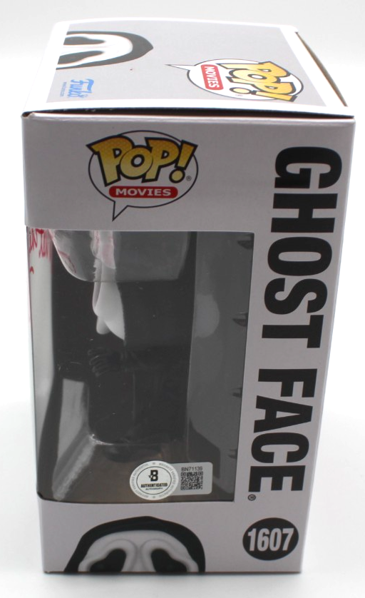 Laurie Metcalf Signed Scream Ghost Face Funko 1607 w/Beckett COA BN71139 PROOF