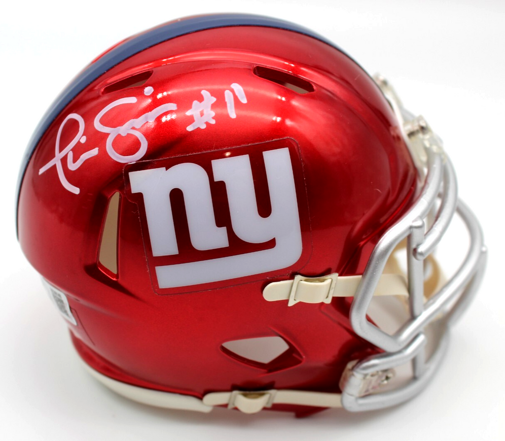 Phil Simms New York Giants Signed Mini Football Helmet w/Beckett COA BS38148