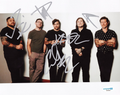 L.S. Dunes Group Signed 8x10 Photo w/ACOA SD59845 Anthony Green Frank Iero