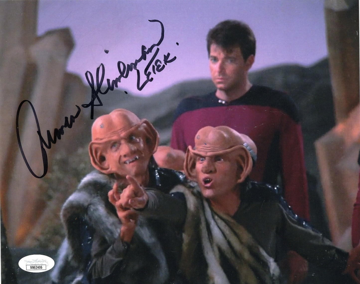 Armin Shimerman Signed Star Trek Quark Deep Space 8x10 Photo w/JSA COA NN63406