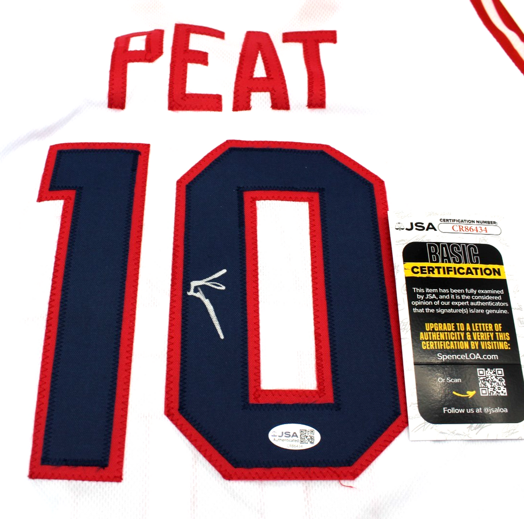 Koa Peat Signed Custom Arizona Wildcats Basketball Jersey w/JSA COA CR86434