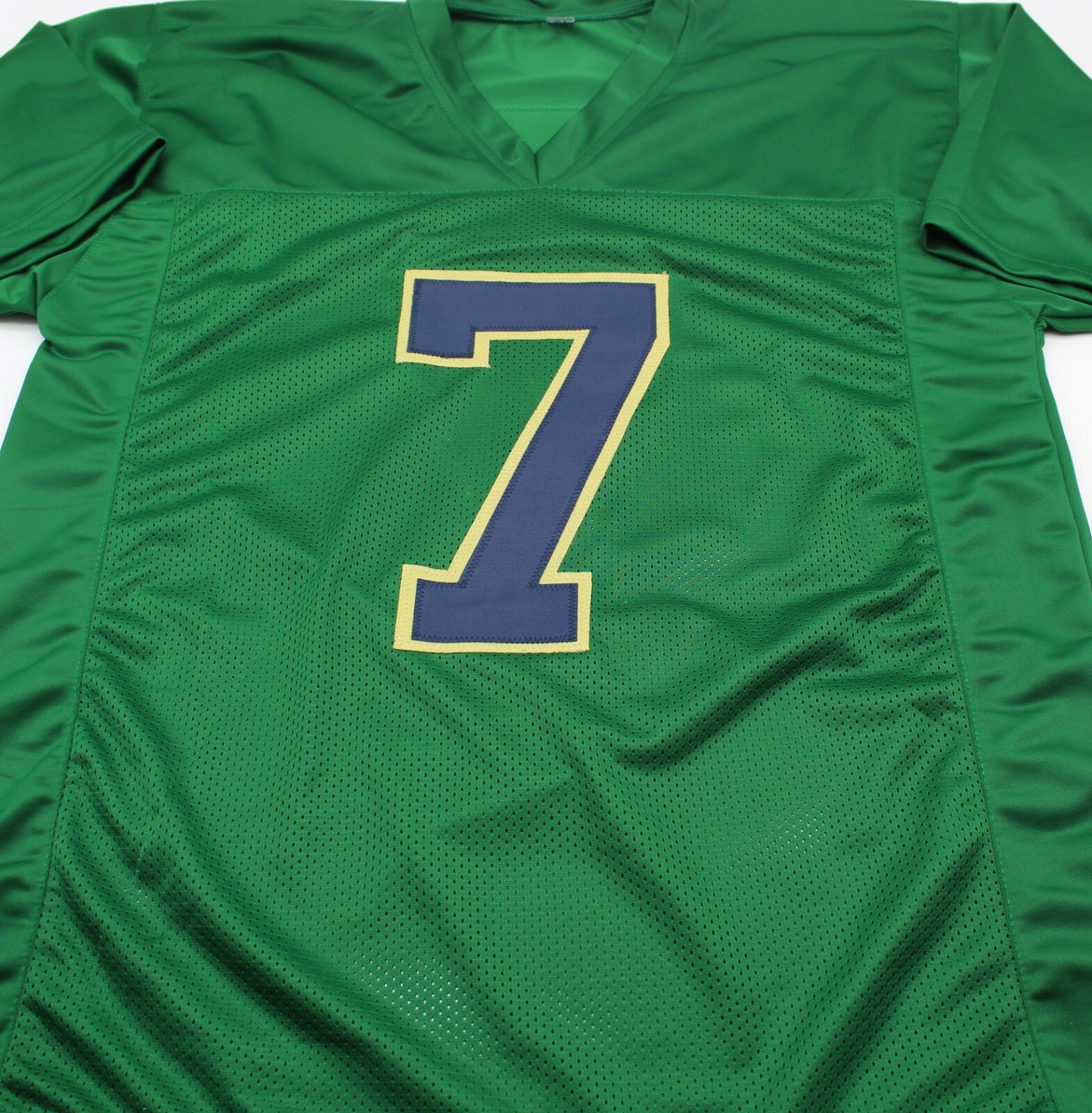 Isaiah Foskey Signed Custom Green Notre Dame Jersey w/JSA COA Witness Proof