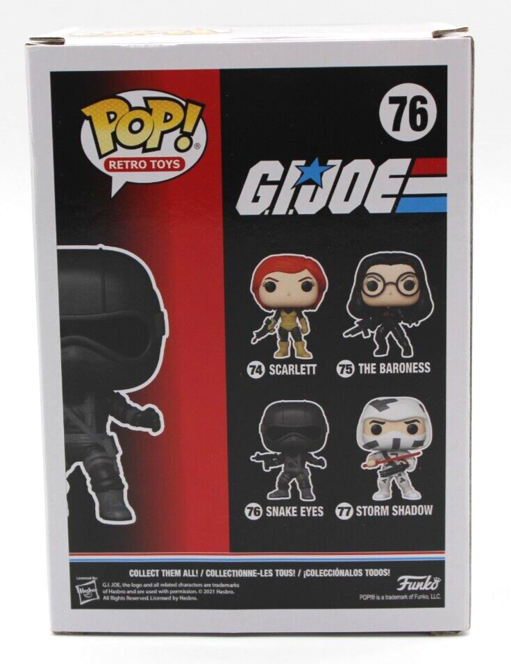 Ray Park G.I. Joe Snake Eyes Signed Funko Pop 76 w/PSA DNA COA AO73821