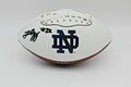 Logan Diggs Signed Notre Dame Fighting Irish MINI Football w/JSA COA 9/18/21