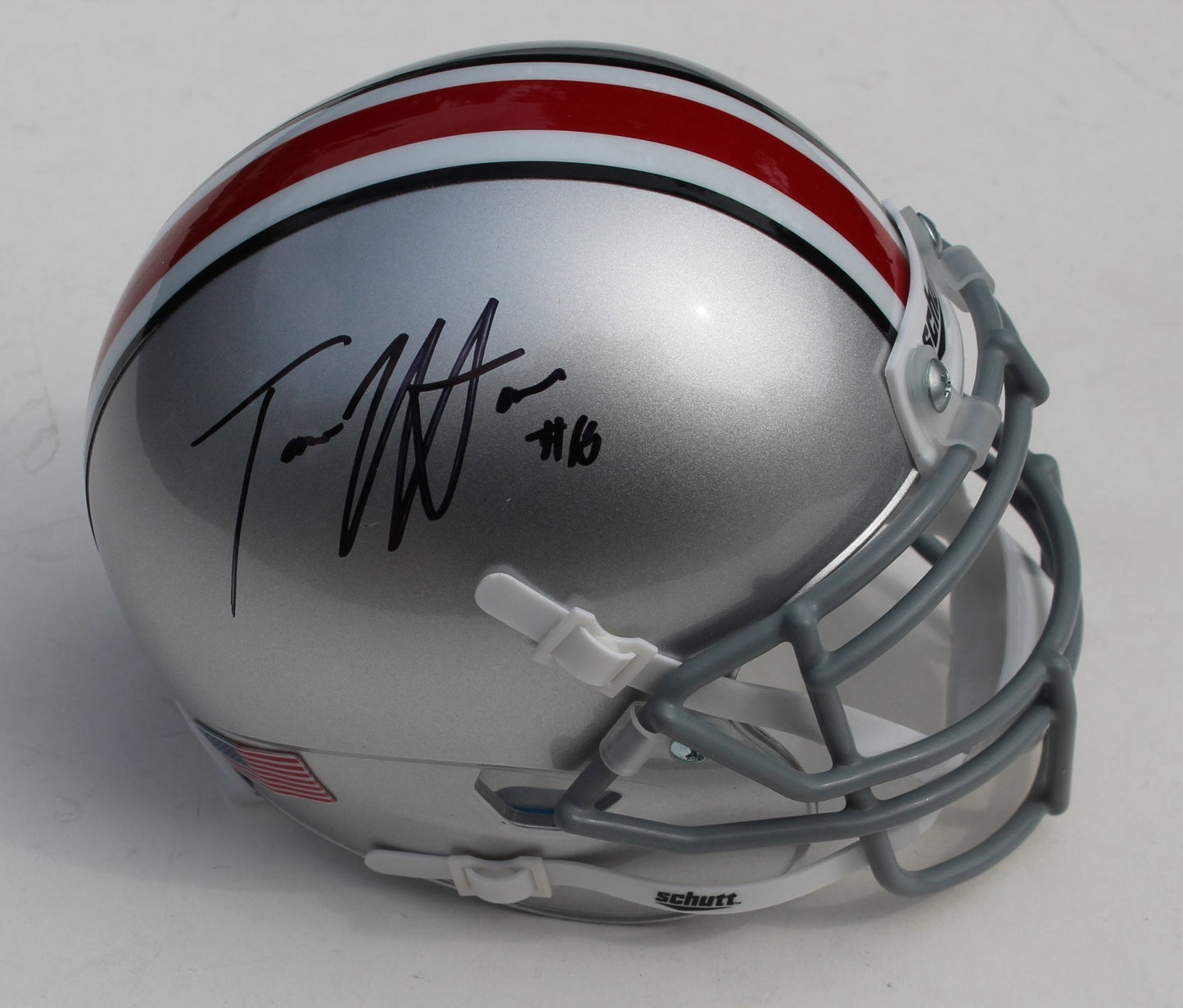 Tate Martell Signed Ohio State Buckeyes Mini Football Helmet w/COA 