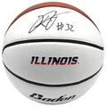 Kasparas Jakucionis Illinois Illini Signed Basketball W/Beckett COA BR32923