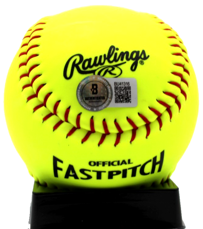 Sam Landry Signed Volts Oklahoma AUSL USA Softball w/Beckett BAS COA BU41316