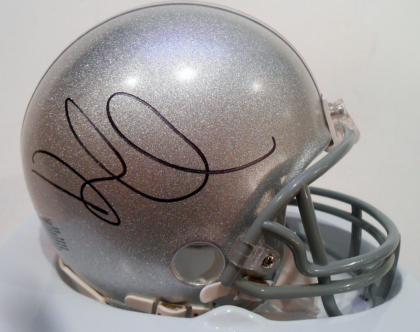 Demario McCall Signed Ohio State Buckeyes Mini Helmet w/COA C