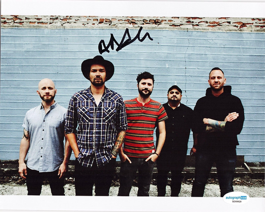 Adam Lazzara Taking Back Sunday Rock N Roll Signed 8x10 Photo w/ACOA SD59920