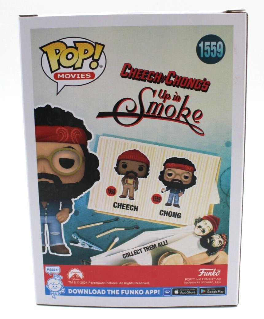 Tommy Chong Signed Up In Smoke 1559 Cheech Funko Pop w/Beckett COA BP59483