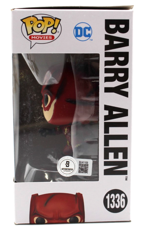 Grant Gustin Signed Barry Allen The Flash Funko Pop 1336 w/Beckett COA BU41109