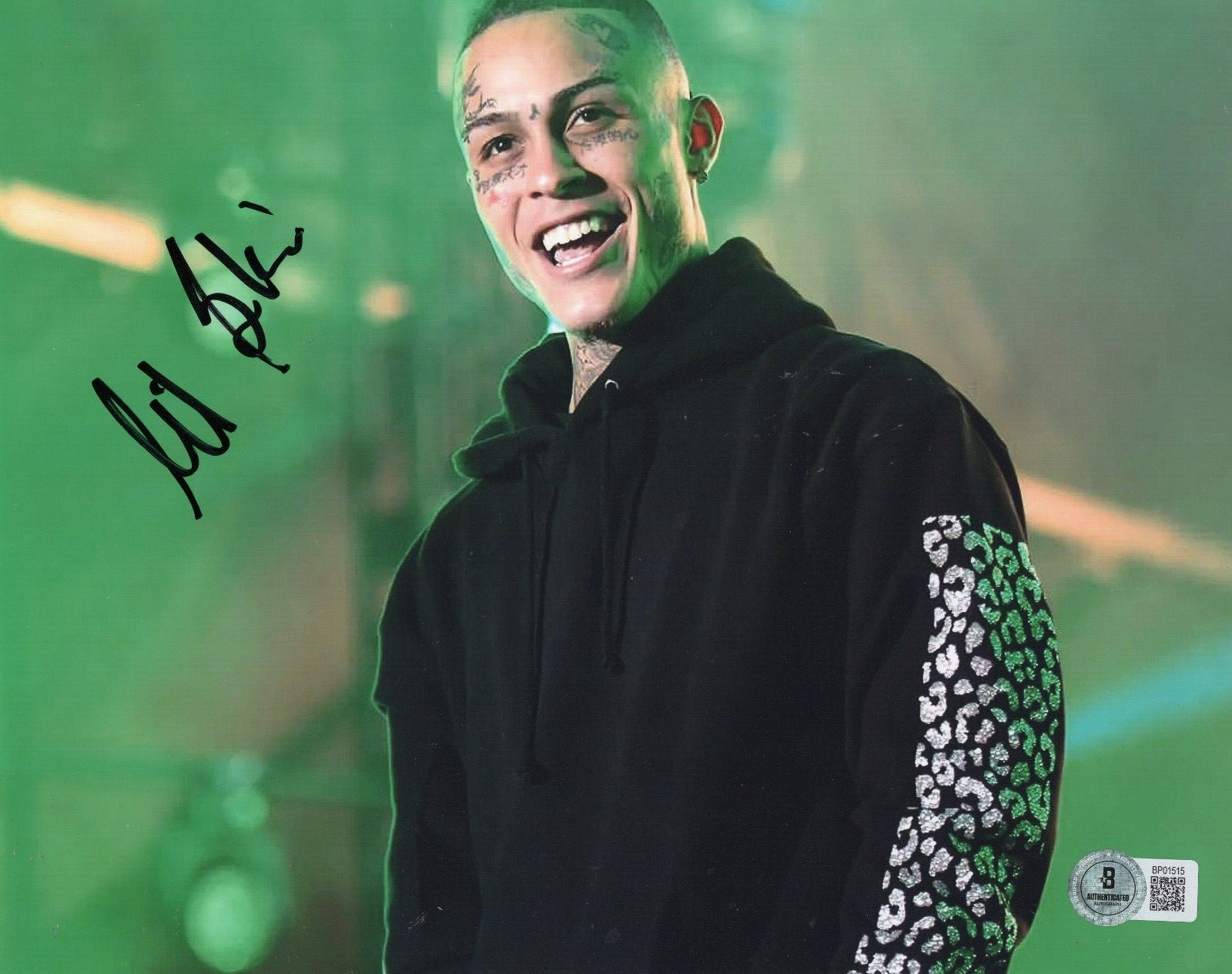 Lil Skies Signed Life of A Dark Rose Nowadays 8x10 Photo w/Beckett COA BP01515