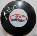 Max Pacioretty Signed Team USA Hockey Puck w/COA Montreal Canadiens