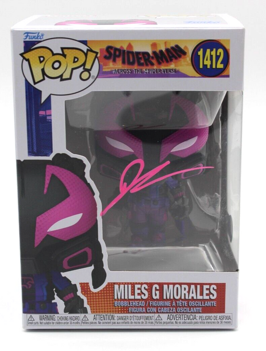 Jharrel Jerome Signed Miles G Morales Spider-Man Funko Pop w/Beckett COA BP59490