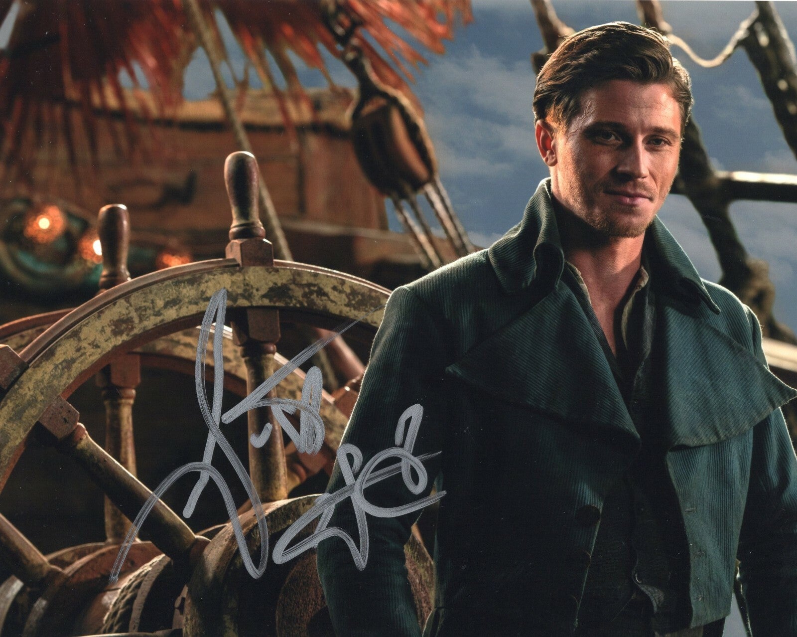 Garrett Hedlund Signed Peter Pan Movie Show 8x10 Photo w/COA Hook #1