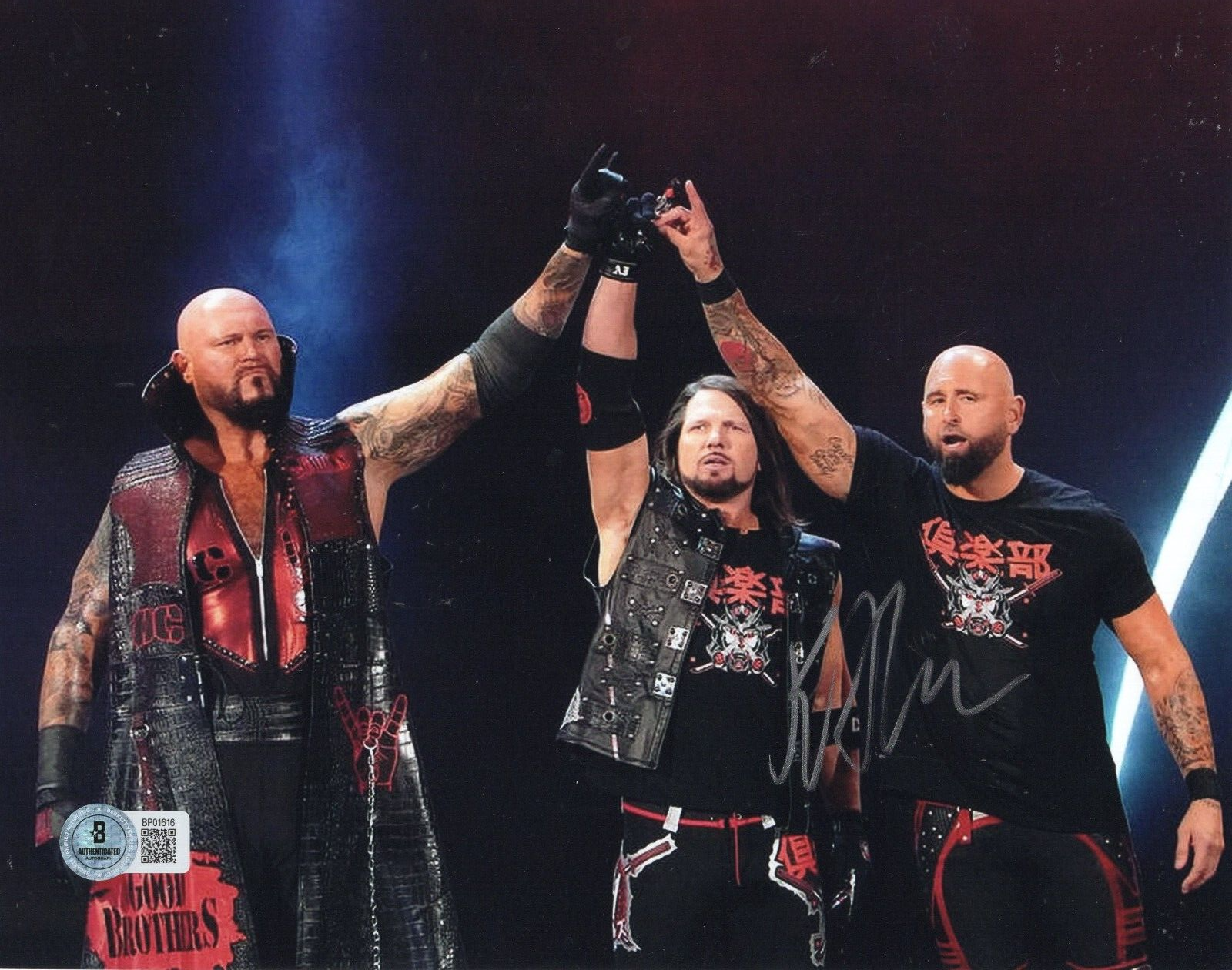 Karl Anderson Wrestling WWE NXT Signed 8x10 Photo w/Beckett COA BP01616