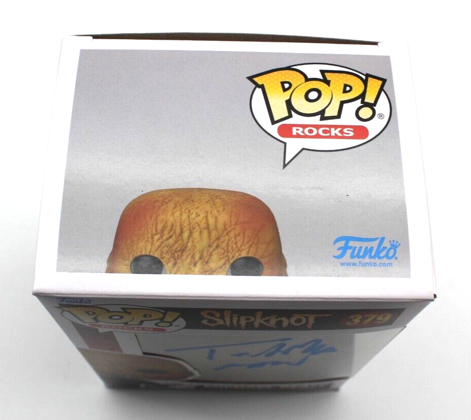 Michael Pfaff Tortilla Man Slipknot 379 Signed Funko Pop w/Beckett COA BN37878