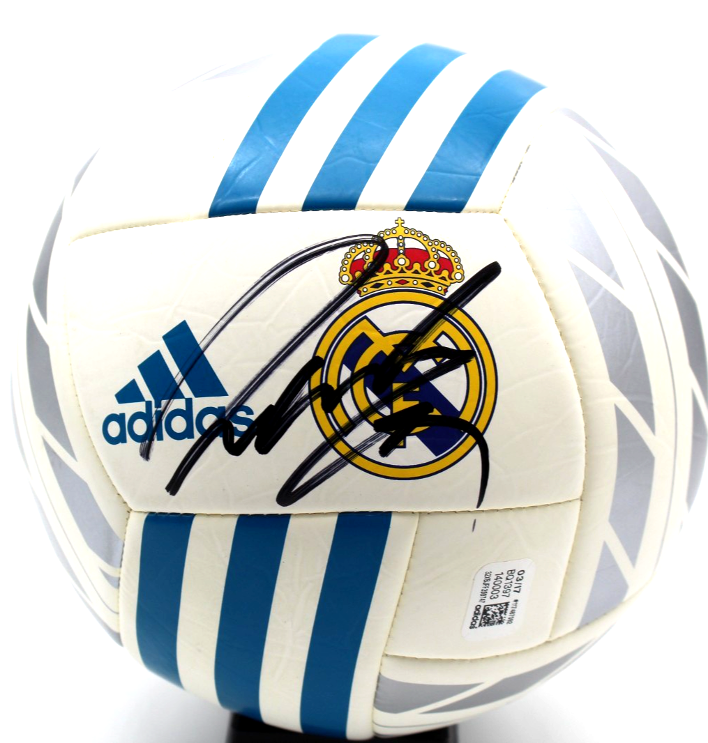 Roberto Carlos Signed Real Madrid Soccer Ball World Cup w/JSA COA CR86301 Brazil