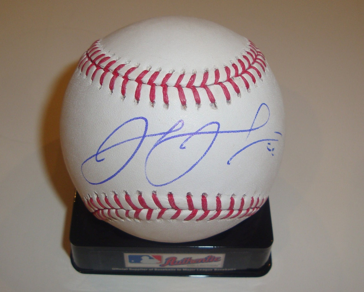 Josh Johnson Signed Baseball w/COA 2012 Miami Marlins Official MLB