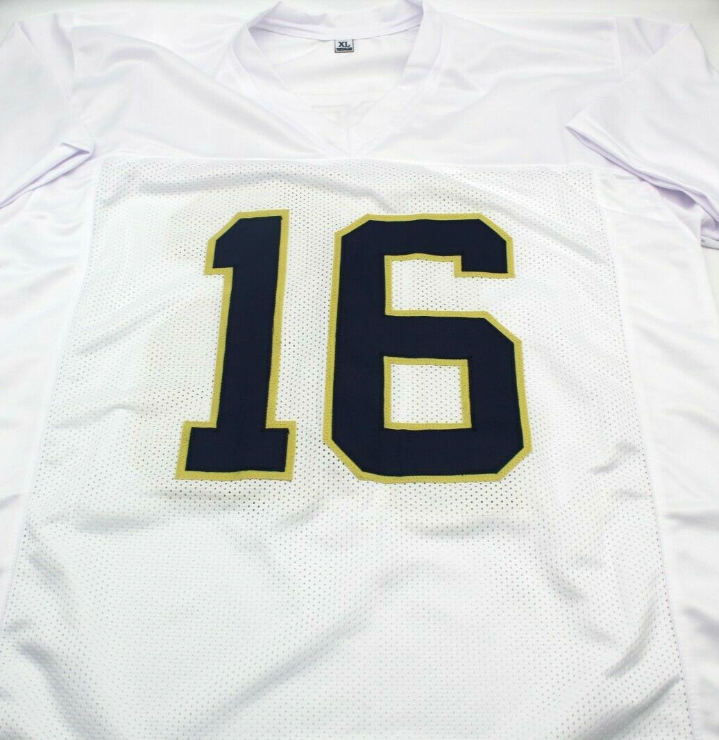 Brandon Joseph Signed Custom White Notre Dame Football Jersey w/JSA COA Proof