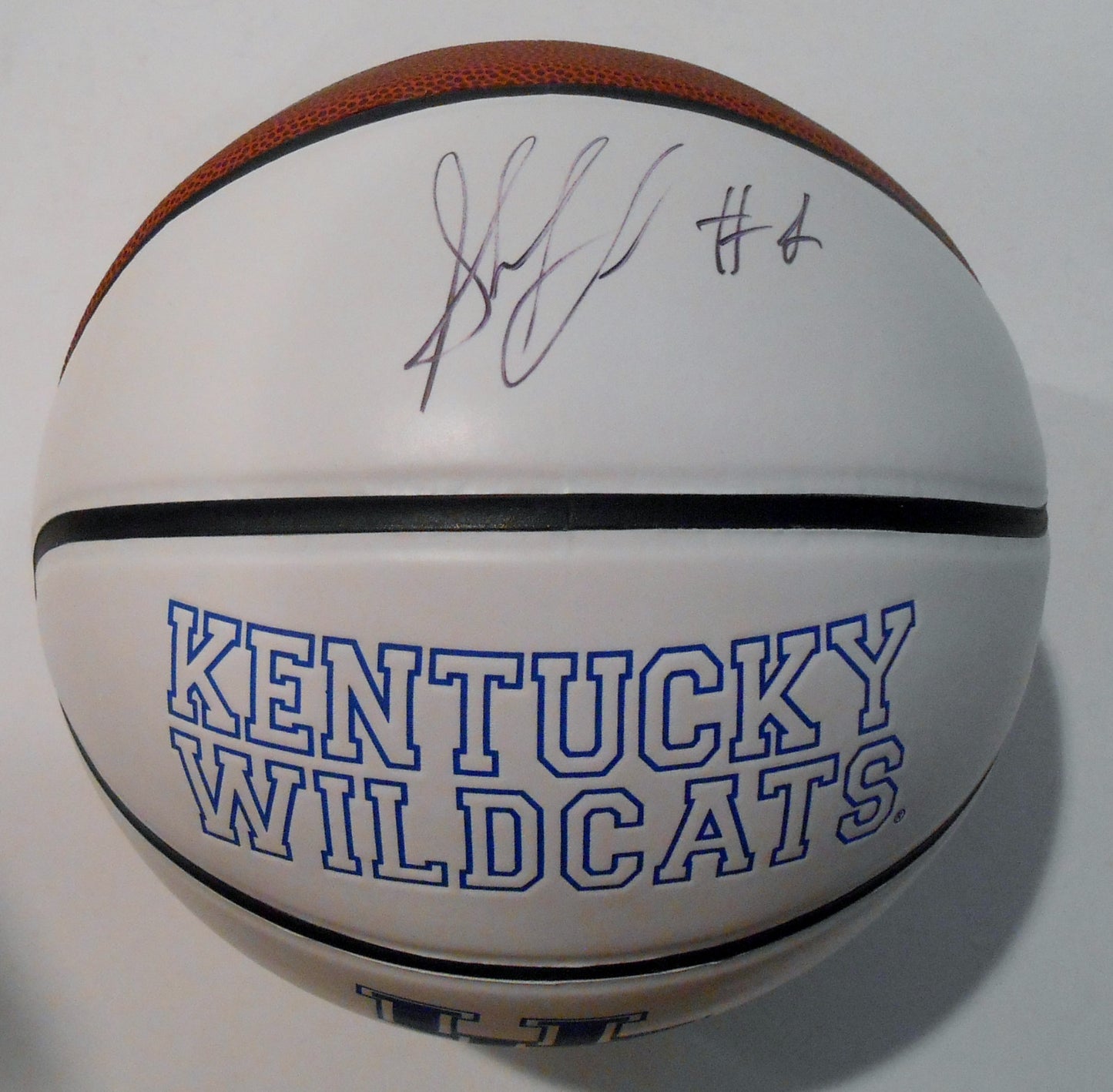 Skal Labissiere Signed Kentucky Wildcats Logo Basketball w/JSA COA SD08611