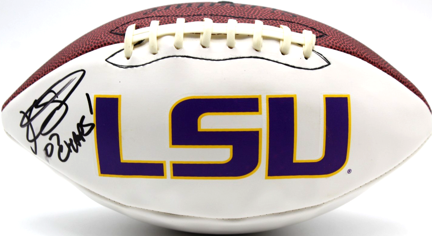Kelvin Sheppard Signed LSU Tigers Logo Football w/Beckett BAS BW07990