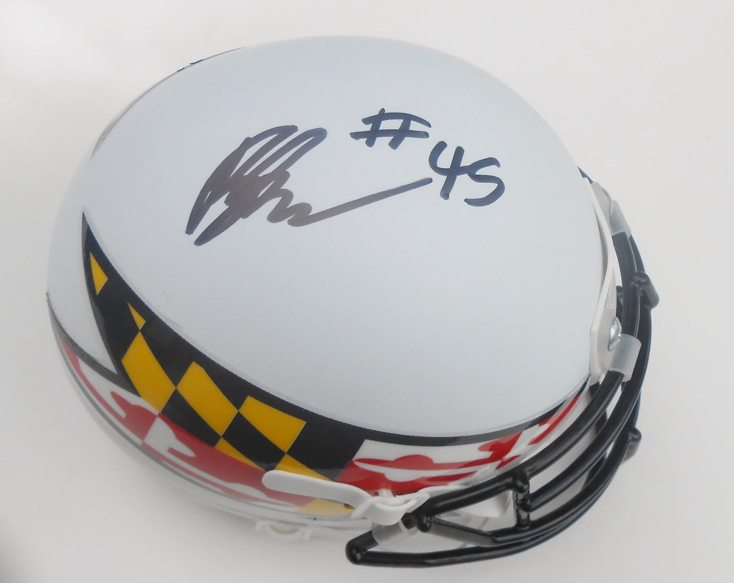 Brandon Ross Signed Maryland Terrapins Football Mini Helmet w/COA C