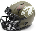 Jeremiyah Love Signed Arizona Cardinals STS Mini Helmet w/JSA COA CR86305