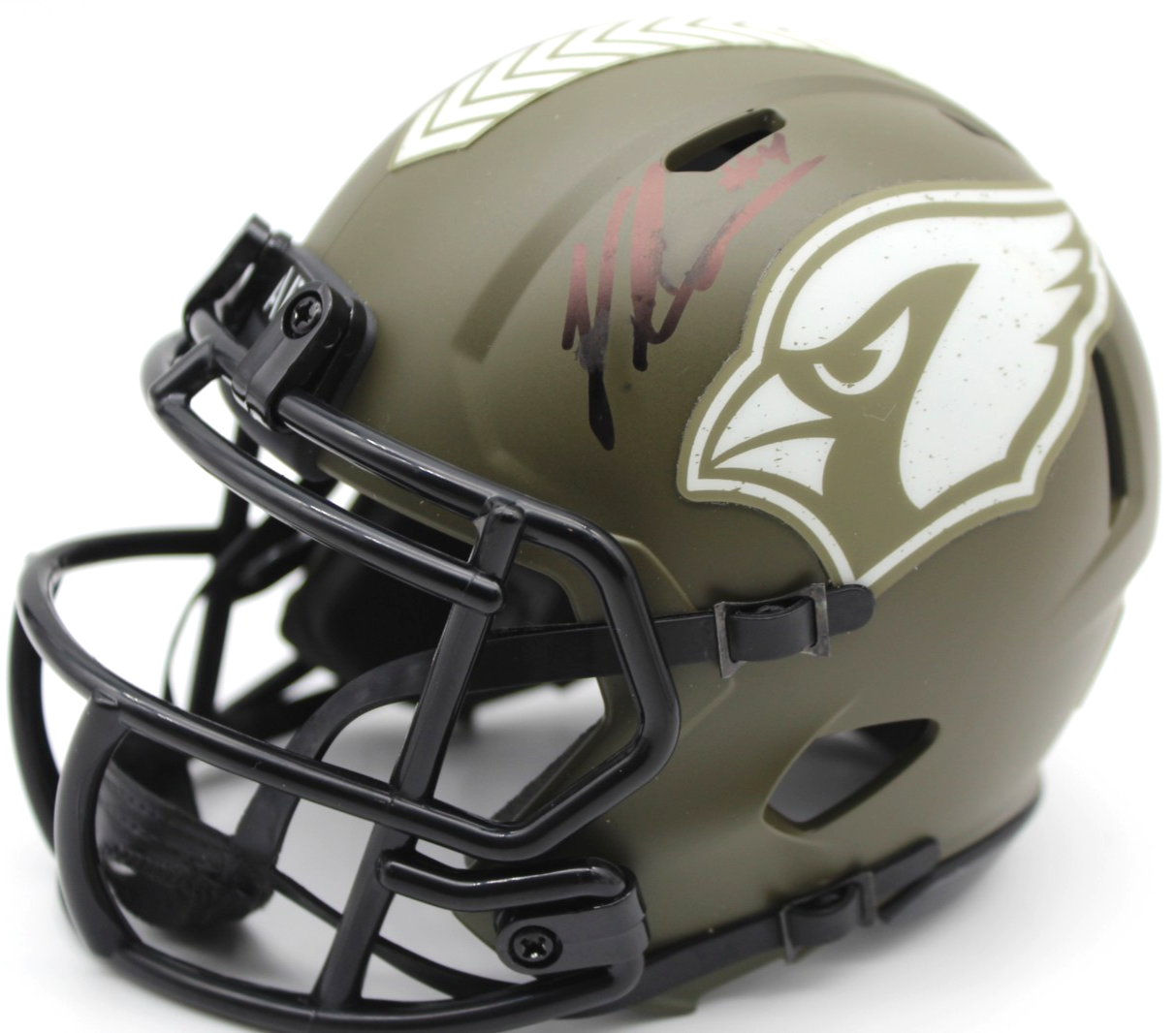 Jeremiyah Love Signed Arizona Cardinals STS Mini Helmet w/JSA COA CR86305