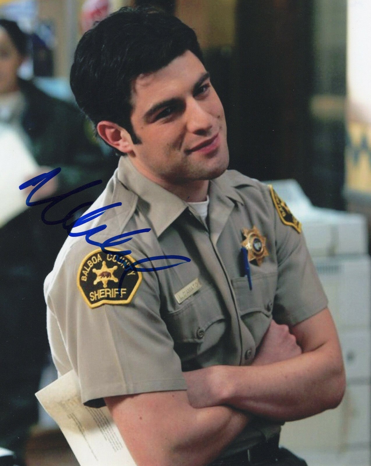 Max Greenfield Signed  8x10 Photo w/COA New Girl Veronica Mars 