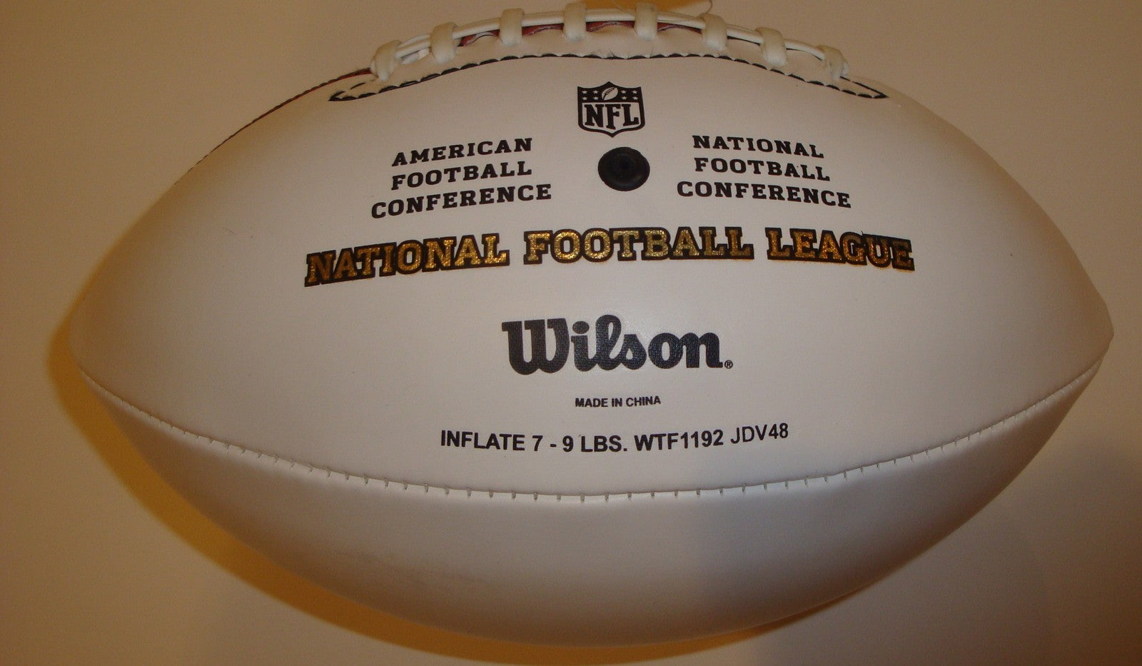 Greg Jennings Signed NFL Autograph Football The Duke w/COA Dallas Cowboys