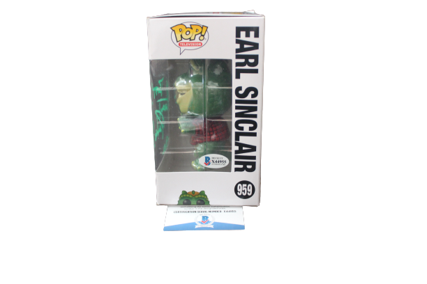 Stuart Pankin Dinosaurs Earl Sinclair Signed #959 Funko Pop w/Beckett COA X44955