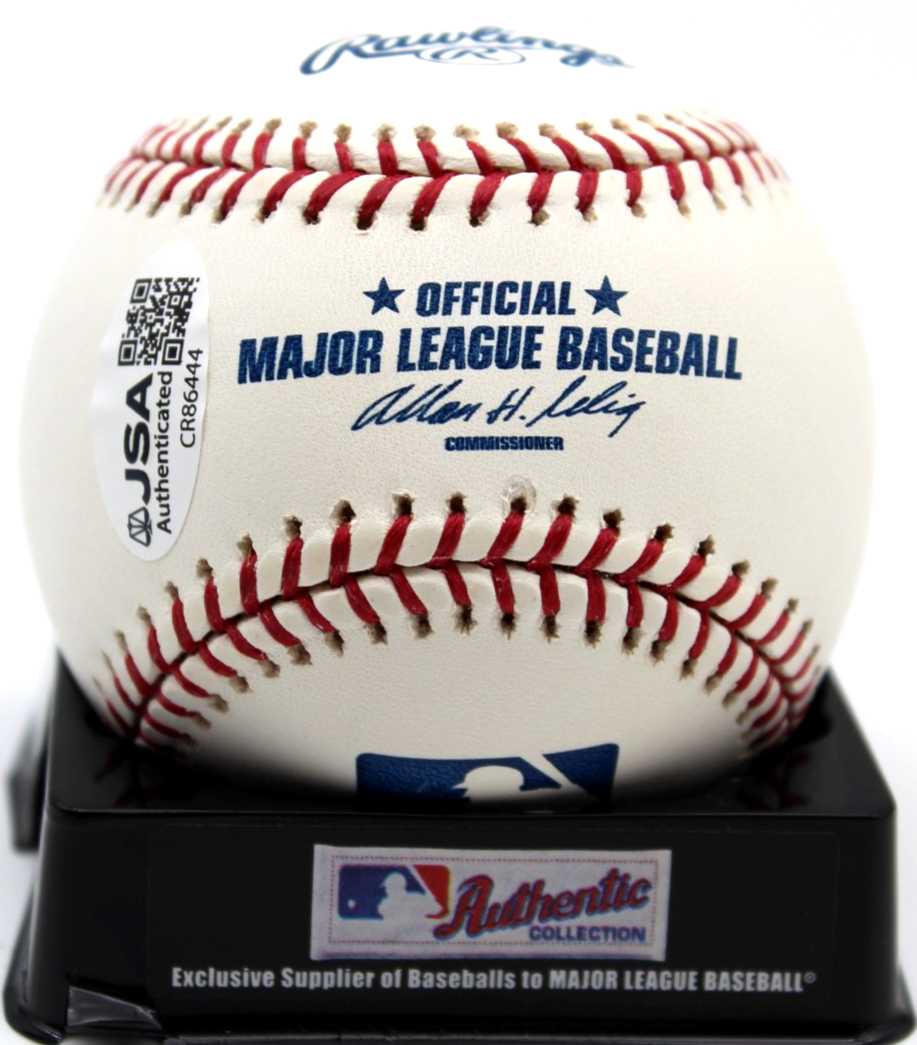 Derrick Rose Signed Major League Baseball Chicago Bulls Knicks w/JSA COA CR86444
