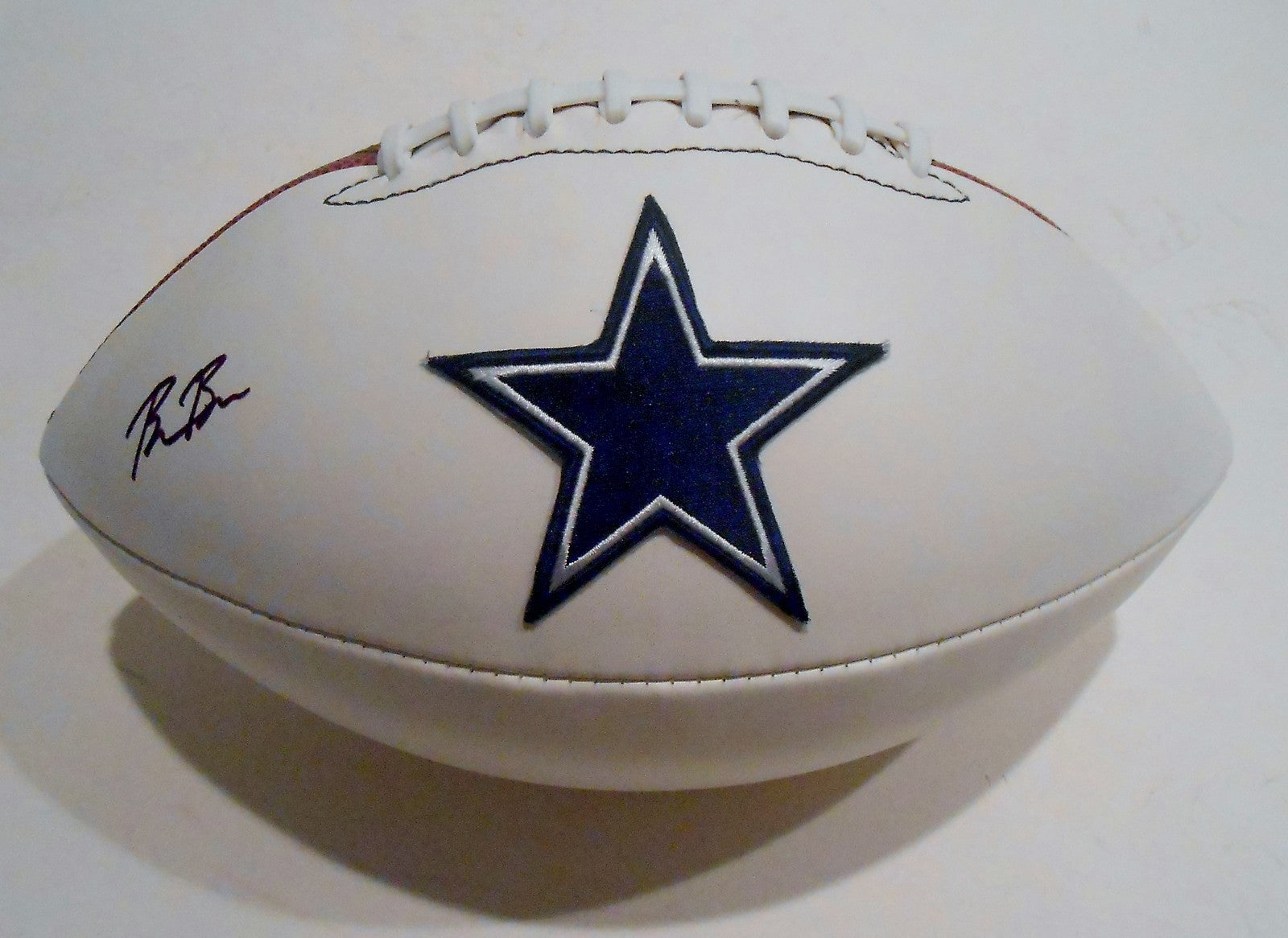 Brandon Bridge Signed Dallas Cowboys Logo Football w/COA 2015 NFL Draft