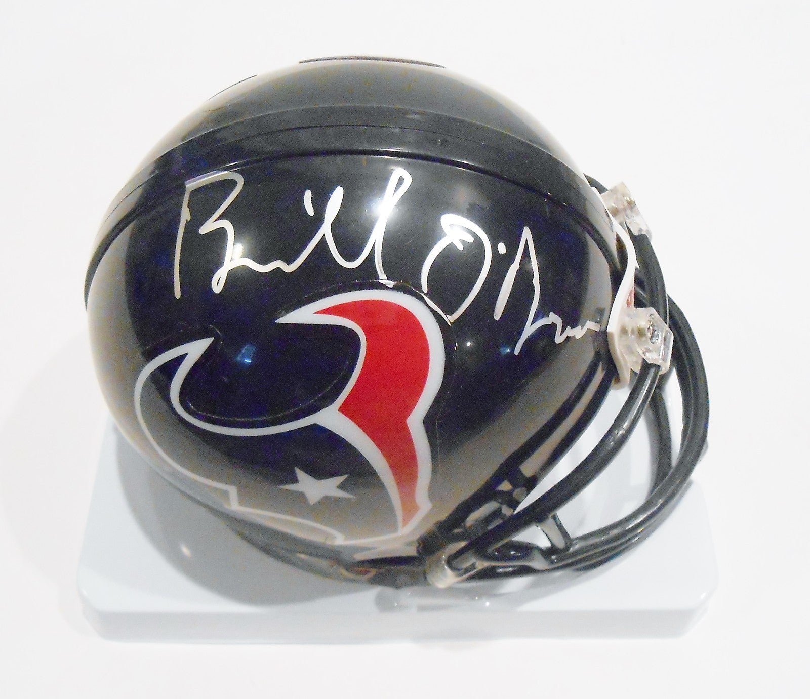 Bill O'Brien Signed Houston Texans Mini Helmet w/COA Penn State