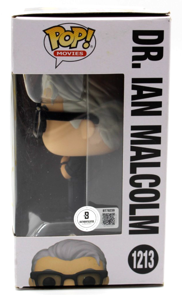 Jeff Goldblum Signed Jurassic World Dr. Ian 1213 Funko Pop w/Beckett COA BT78239