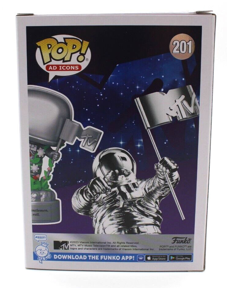Vanilla Ice MTV Moon Person 201 Signed Funko Pop Ad Icons w/Beckett COA BP89905