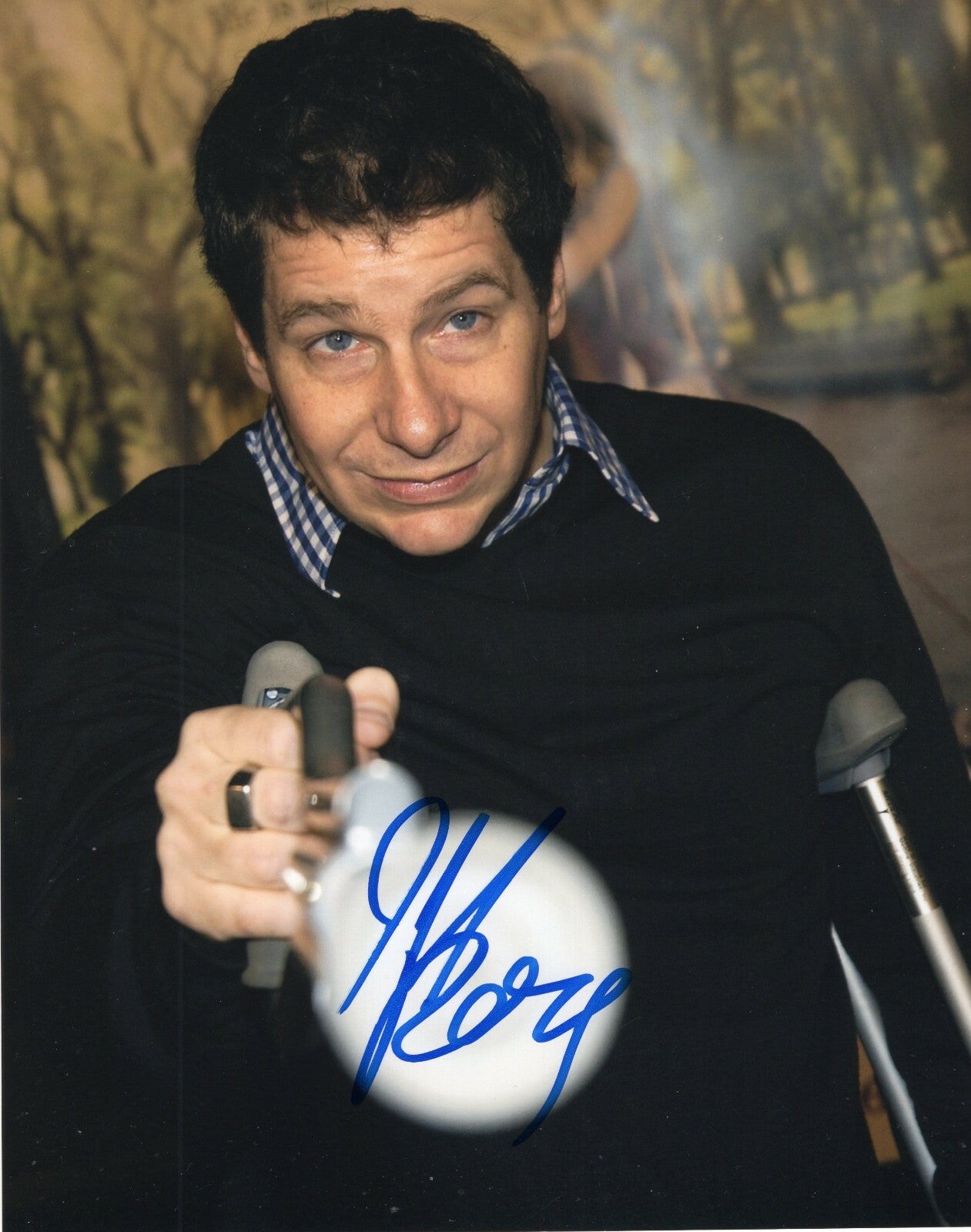 Jeff Ross Signed 8x10 Photo w/COA Comedian Along Came Polly Roast Battle #2
