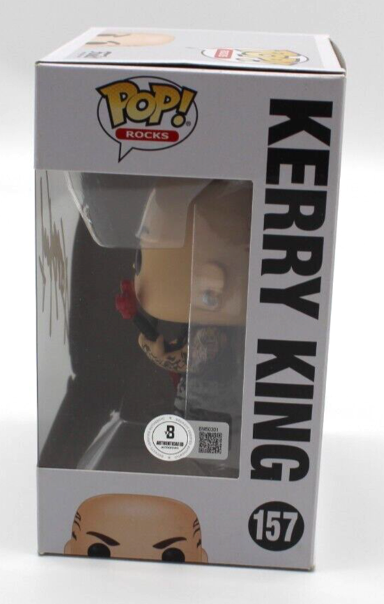 Kerry King Slayer Signed Funko Pop 157 Pop Rocks w/Beckett COA BM50301 *Swap*