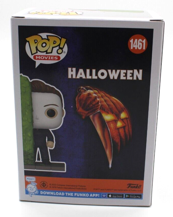 Nick Castle Signed Michael Behind Hedge Funko Halloween 1461 w/Beckett 1W002763